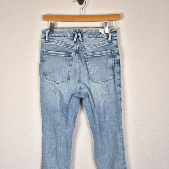 Good American Womens 10/30 Blue Good Legs Cigarette Fit GLSPBD731T BLUE841 Pants - Picture 11 of 15